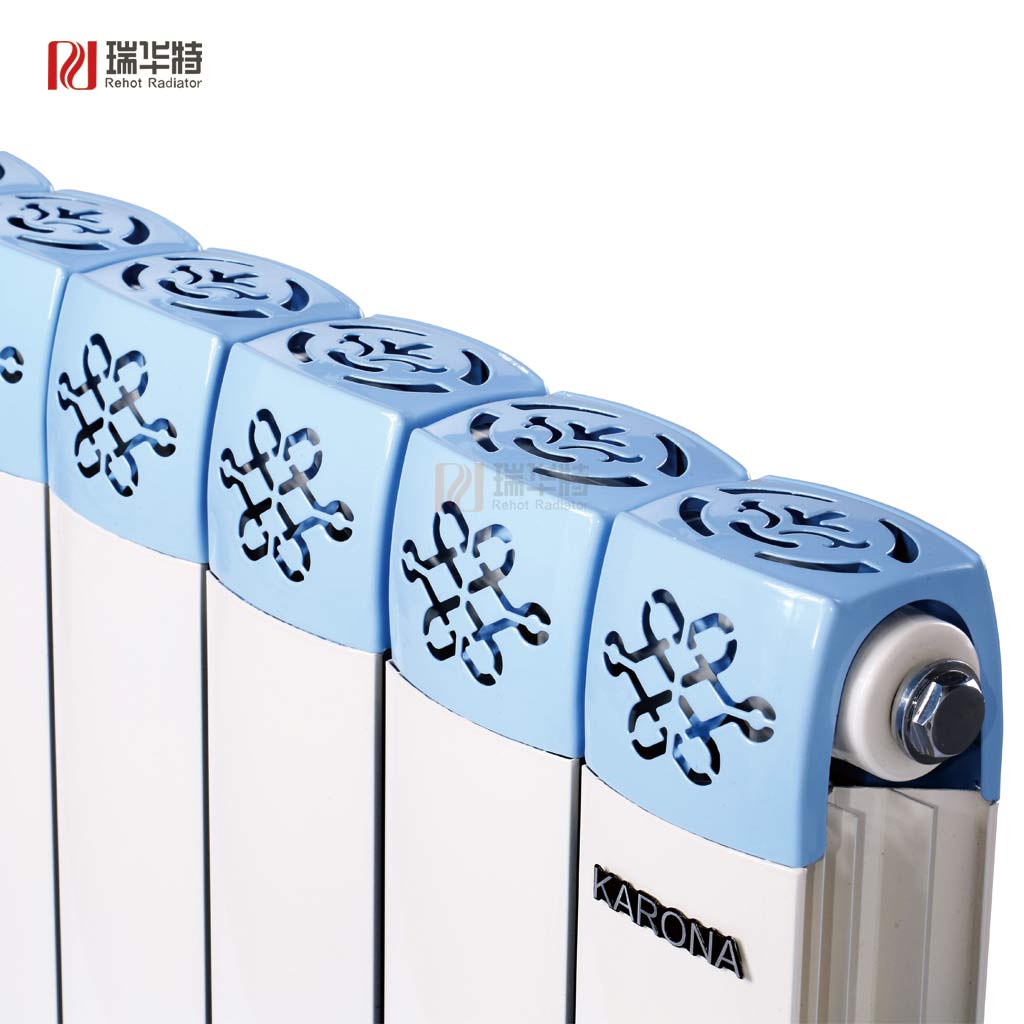 75*60*600銅鋁雙弧單罩暖氣片